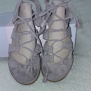 Grayish Old Navy Women's Gladiator Sandals